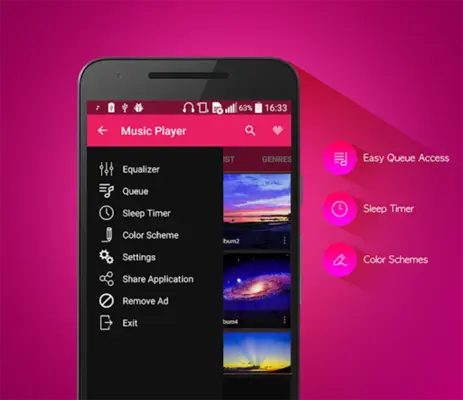 Music Player android App screenshot 2